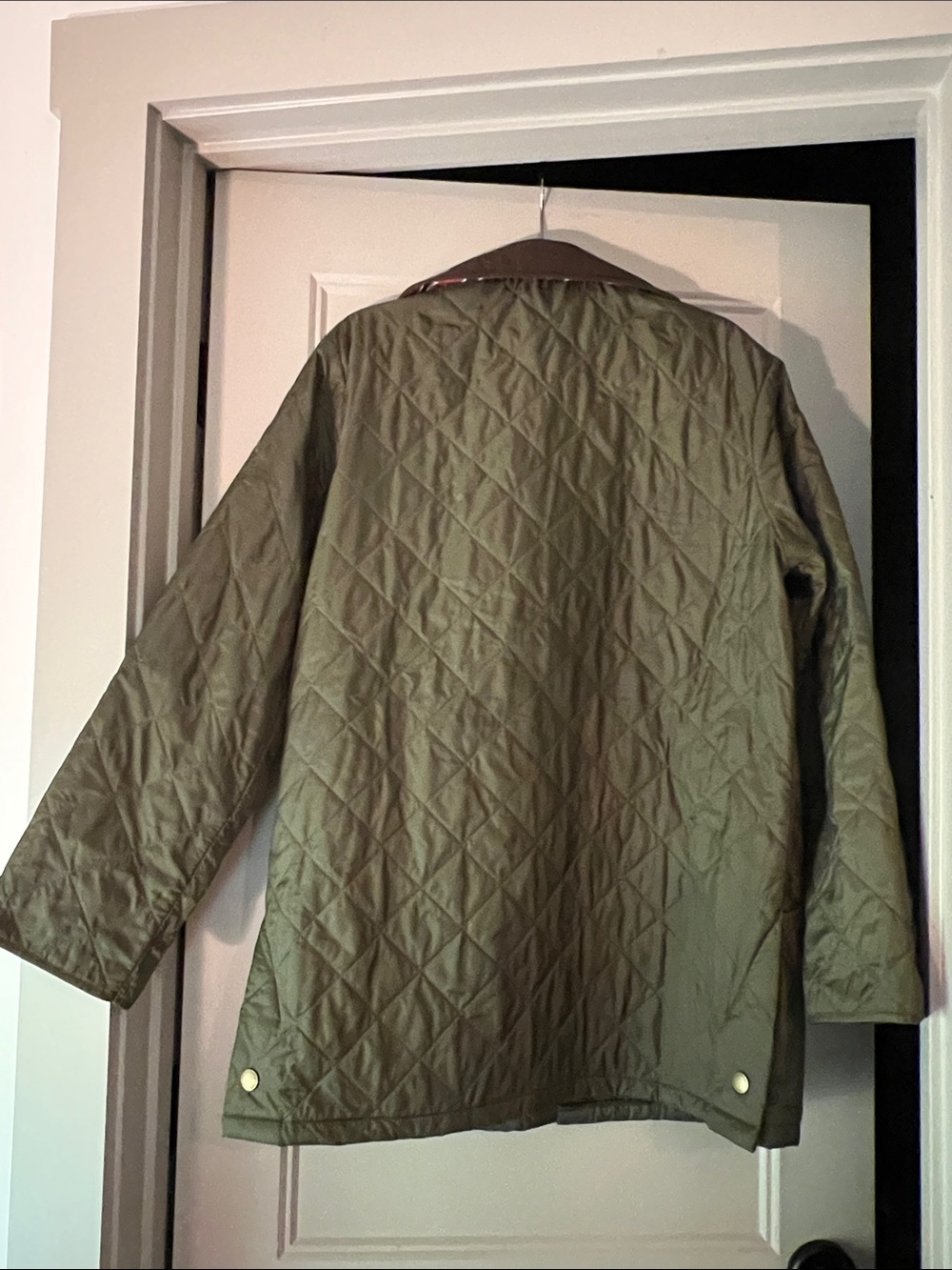 Barbour Polo Club Olive Green Quilted Jacket - Picture 5 of 6